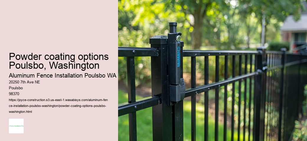 Powder coating options Poulsbo, Washington